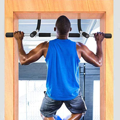 Compact and removable door frame pull-up bar designed for indoor fitness routines

